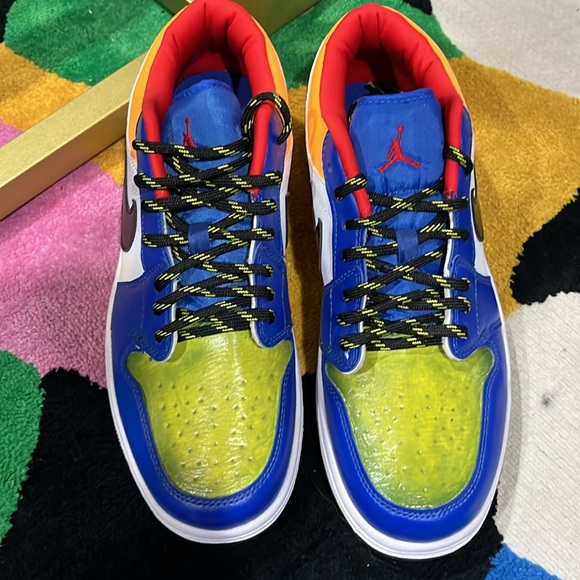 Brand new shoes for men low top super comfortable custom made thermal paint - Picture 8 of 12